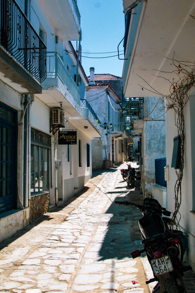 A street in Skiathos town