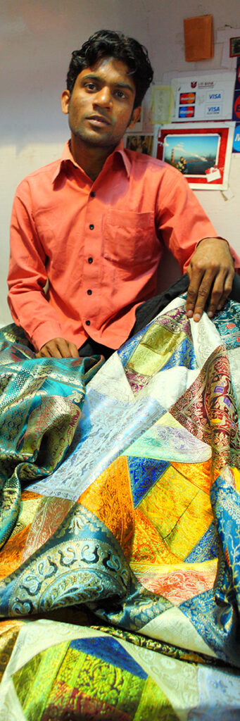 Silk production and weaving is an important industry in Varanassi.