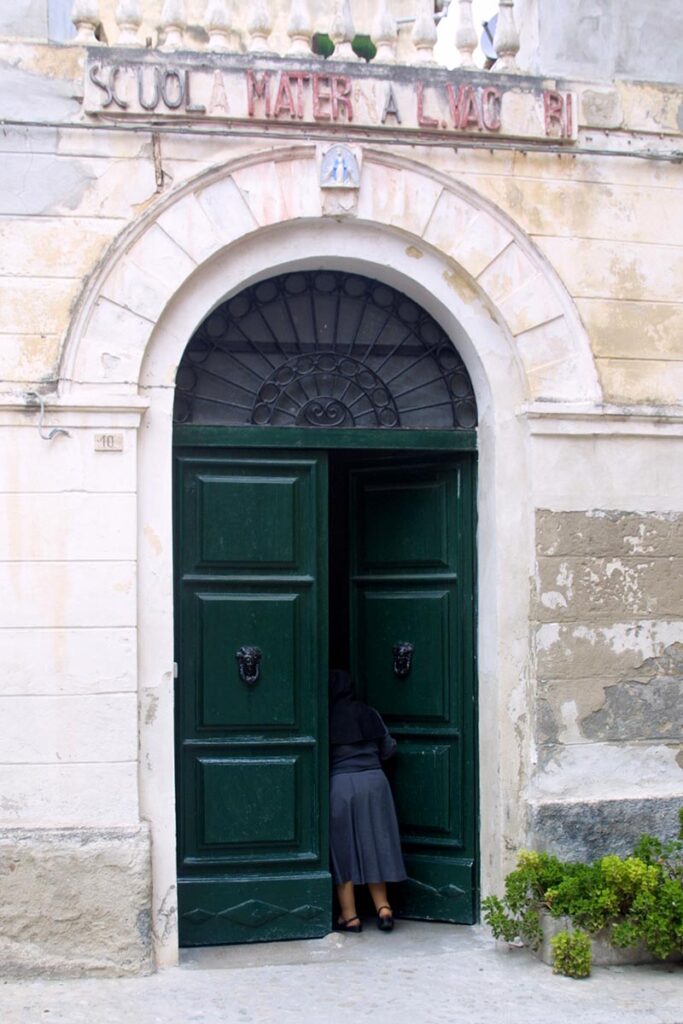 One of the doorways of Tropea - an indication of the town's historical past.