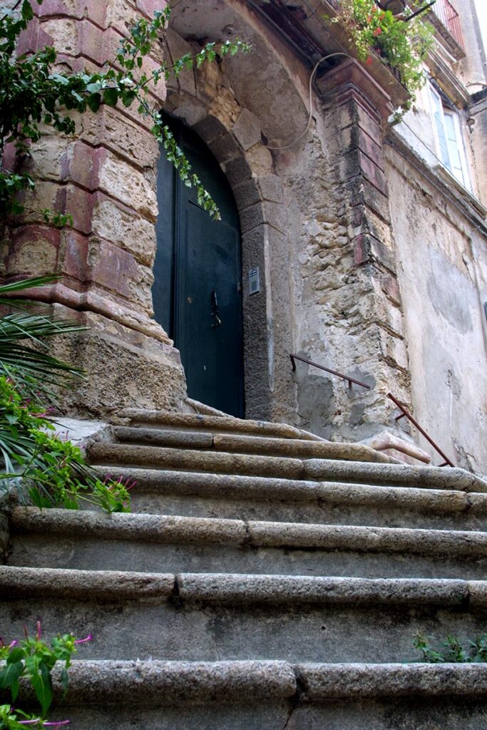 One of the ancient doorways you will find in Tropea