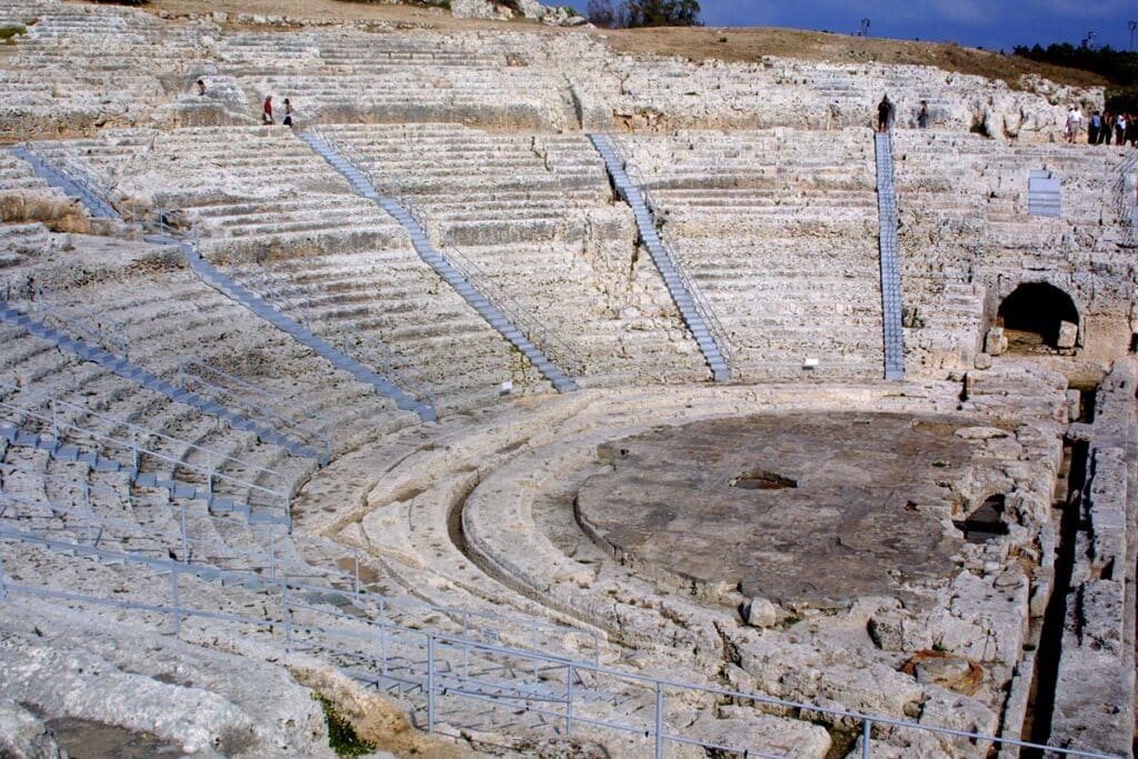 The Greek amphitheatre of Syracusa