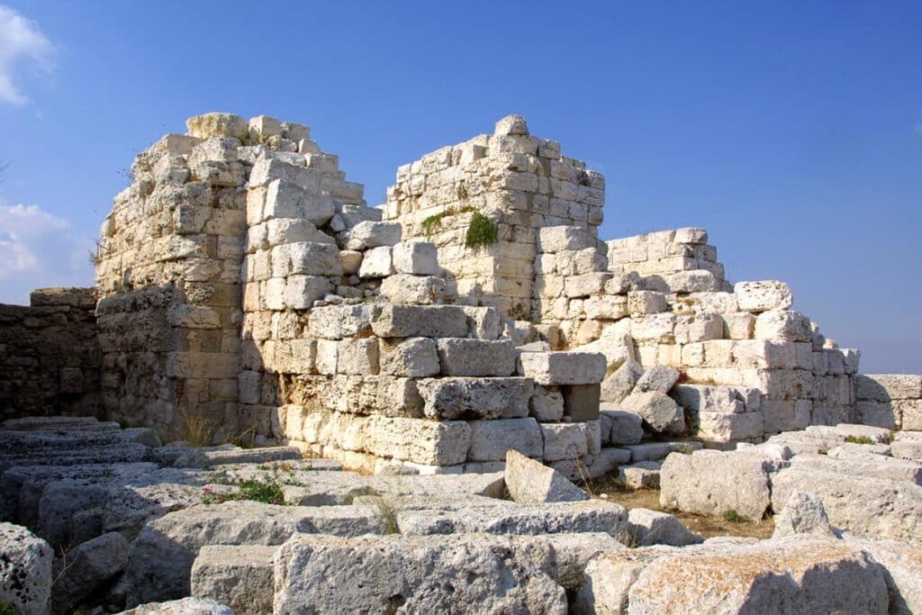 Ancient Greek ruins overlooking Syracusa