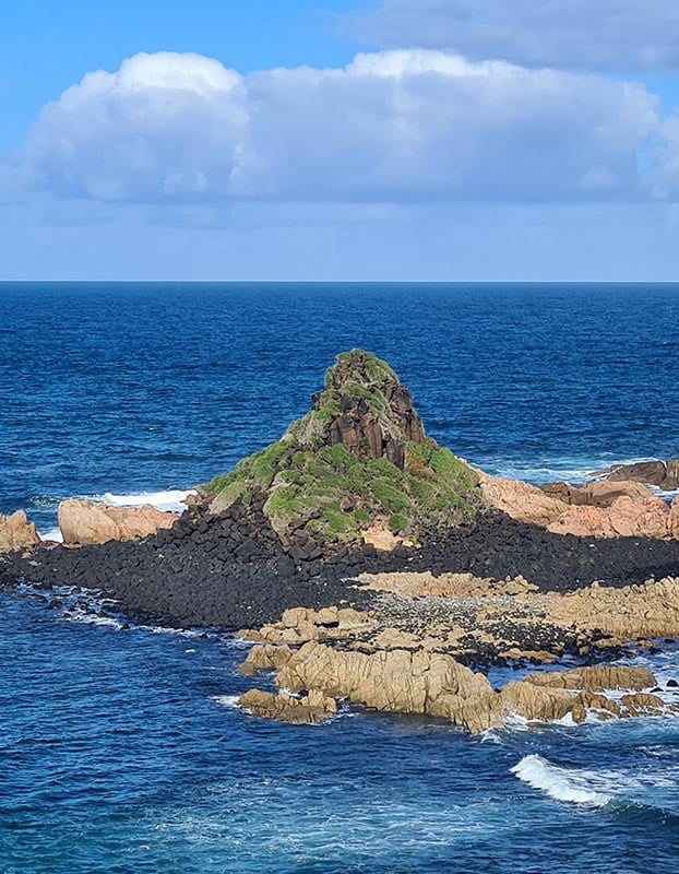 Pyramid Rock, one of the features of Phillip Island's coastline.